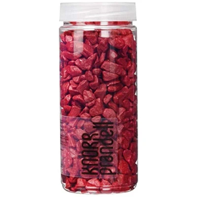 Imagen de Knorr Prandell 218236205 piedras decorativas 9 13 mm, 500 ml, color: rojo