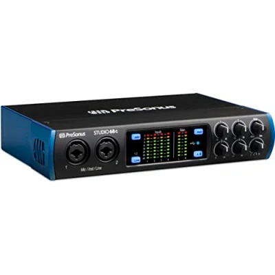 Imagen de PreSonus Studio 68c, USB C, Interfaz de Audio, Paquete Software incluido One Artist, Ableton Live Lite DAW y mucho más para Grabación, Difusión Podcasting