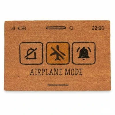 Imagen de Felpudo airplane mode