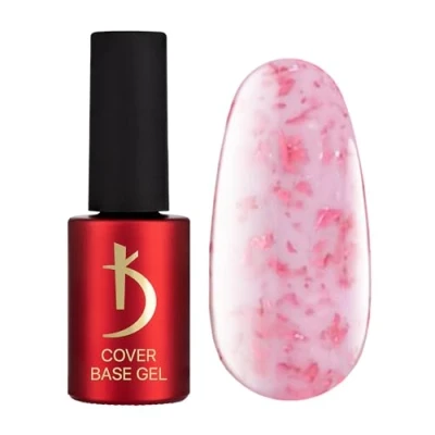 Imagen de Kodi Professional Esmalte Semipermanente Lila Lechoso Camuflaje Brilliante Copos Esmaltes Semipermanentes para Uñas 7ml Base Gel Cover Milky Lilac Coat UV LED