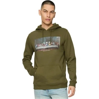 Imagen de Mister Tee Can&#039;t Hang with Us Hoody Sudadera con Capucha, Olive, S para Hombre