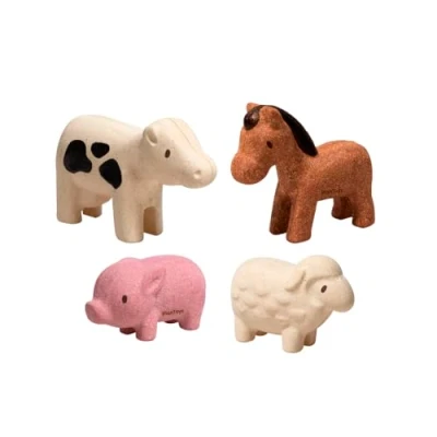 Imagen de Set de 4 Animales la granja PlanToys