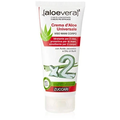 Imagen de Zuccari LÍNEA DE ALOE VERA X2 UNIVERSAL CARA CREMA 75 ML MANOS DEL CUERPO