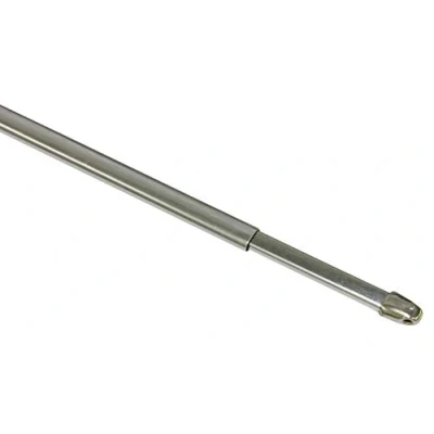 Imagen de GARDINIA Barra para cortinas, Aluminio, Cromo, 40 65 cm, 2 unidades