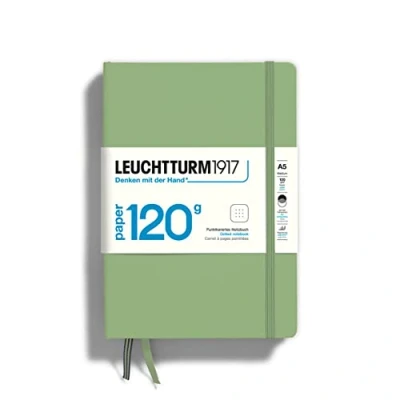 Imagen de LEUCHTTURM1917 363537 Libreta de notas Medium (A5), EDITION 120, Tapas duras, 203 páginas numeradas, Sage, Puntos