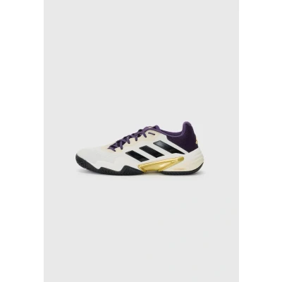 Imagen de adidas Performance Barricade 13 Zapatillas de tenis para todas las superficies, Hombre, Talla: 42 2/3, Core white/core black/aurora plum Zapatos