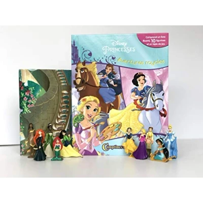 Imagen de Phidal Disney Princesses Aventures Royales Princesas Rimas y Figuras, Color versión Francesa (2019)