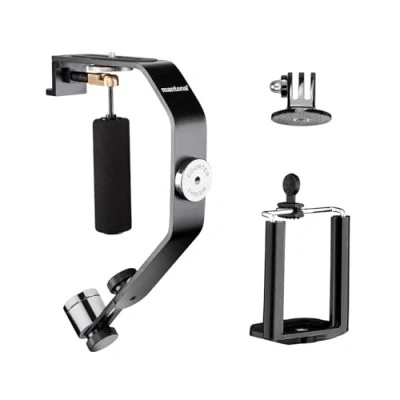 Imagen de Mantona Steady CAM Estabilizador para cámaras Deportivas, Compatible con GoPro Hero