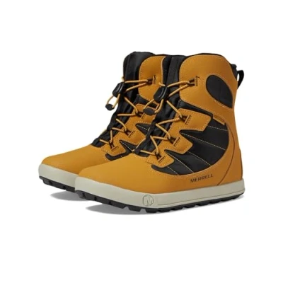 Imagen de Merrell SNOW BANK 4.0 Wtrpf Unisex Botas para la nieve niños, Talla: 36, Wheat/black Zapatos