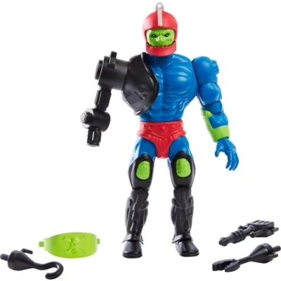 Imagen de Masters of the Universe MOTU Origins Trap Jaw, Figura de acción villano con brazo mecánico, varios accesorios armas y minicómic, juguete regalo para niños niñas +6 años, HYD41