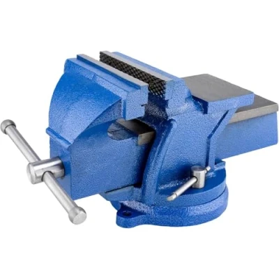 Imagen de HYCHIKA Tornillo de banco combinado utilidad, base giratoria para carpintería (5 pulgadas)