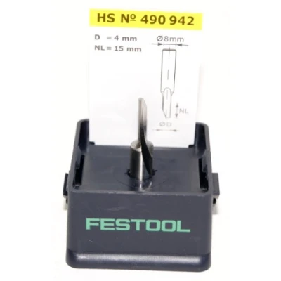 Imagen de Festool 490942 Fresa para ranurar HS, vástago 8 mm HS S8 D 4/15