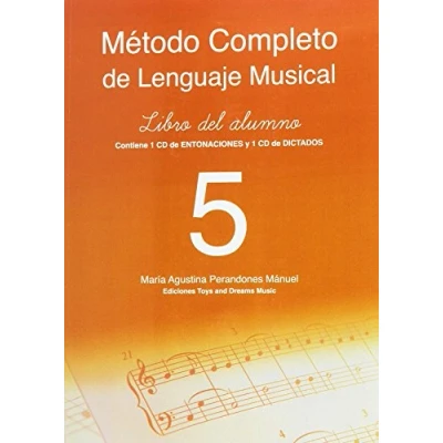 Imagen de MÉTODO COMPLETO DE LENGUAJE MUSICAL 5º NIVEL. LIBRO DEL ALUMNO (Mª AGUSTINA PERANDONES)