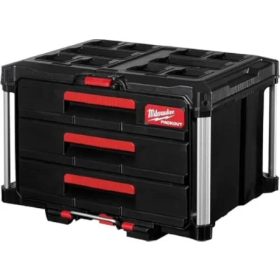 Imagen de MILWAUKEE Packout 4932472130 Maletín herramientas rojo/negro
