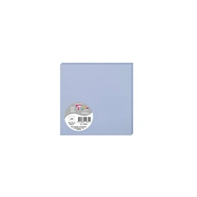 Imagen de Clairefontaine 11839C Un paquet de 25 cartes Pollen 13,5x13,5 cm 210g, Bleu lavande