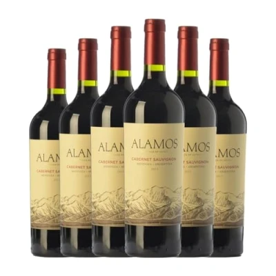 Imagen de Alamos Cabernet Sauvignon Mendoza Joven 75 cl Vino tinto (Caja de 6 Botellas cl)