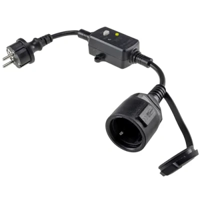 Imagen de Adaptador protección corriente residual CT RCD enchufe IP44