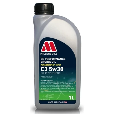 Imagen de Millers Oils Ee Performance C3 5W 30 1L Aceite de motor 7877 1 BMW: 3 Sedán, 5 VOLKSWAGEN: Golf 4, 5, 7