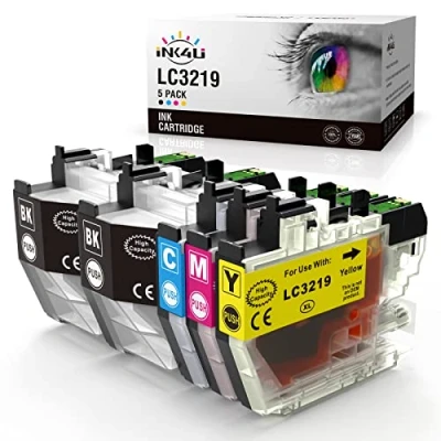Imagen de INK4U LC3219XL Tinta Compatible para Brother LC3219 LC3217 Cartuchos de MFC J5330DW J6930DW J5730DW J6530DW J5335DW J5930DW J6935DW (5 Paquetes)