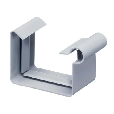 Imagen de Caja Conectora para Canalón, PVC NW 83 Conector Gris Canalón de Plástico, Accesorios Made in Germany INEFA