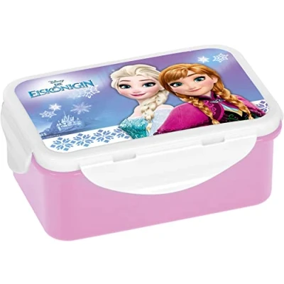 Imagen de GEDA 13594 Fiambrera La Reina De Hielo Anna y Elsa, plástico, Multicolor, 16 x 9 6.5 cm