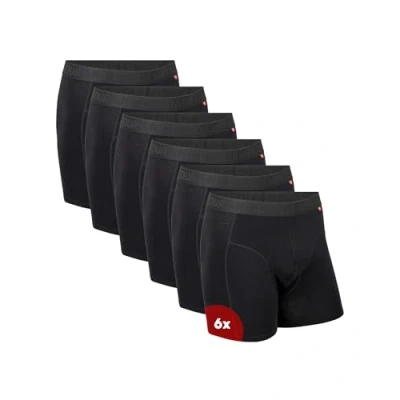 Imagen de DANISH ENDURANCE 6 Pack Calzoncillos Bóxer Algodón Orgánico Premium, Boxer Hombre Suave Sin Etiquetas Negro 3XL