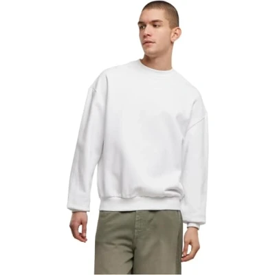 Imagen de Build Your Brand Cuello Redondo de algodón Ultra Resistente Sudadera, Blanco, XS para Hombre