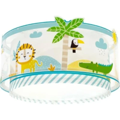 Imagen de Dalber Lámpara plafón de techo infantil My Little Jungle Animales Jugla, plafones infantiles, 76116, E27