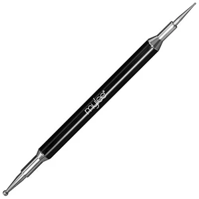 Imagen de Mylee Utensilio de Decoración Uñas para Hacer Puntos Gemas, Calcomanías y Cristales, Accesorio Manicura Profesional, Ideal Diseño Puntos, Doble Punta Detalles Finos