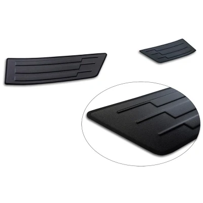 Imagen de Avisa Protector del Parachoques Trasero Inoxidable Negro Mate Compatible con Renault Scenic E Tech 2024 &#039;Ribs&#039;