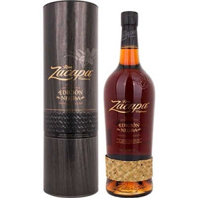 Imagen de Ron Zacapa Centenario EDICIÓN NEGRA Sistema Solera Gran Reserva 43% Vol. 1l in Giftbox