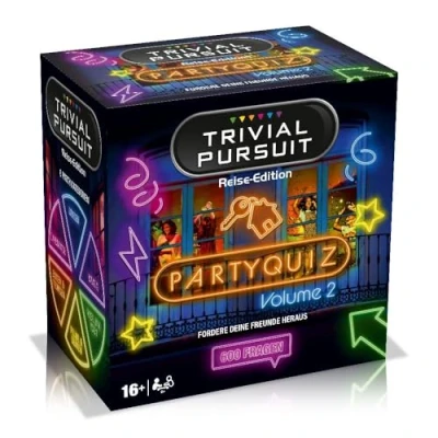 Imagen de Winning Moves Trivial Pursuit Party Quiz Vol 2, Color Blanco y Negro (WM03917 GER 6)