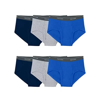 Imagen de Fruit of the Loom Calzoncillos de algodón para hombre sin etiquetas Medium