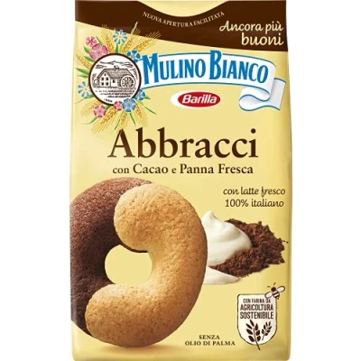 Imagen de ABBRACCI FROLLINI CON PANNA E CACAO 350G MULINO BIANCO (083897)