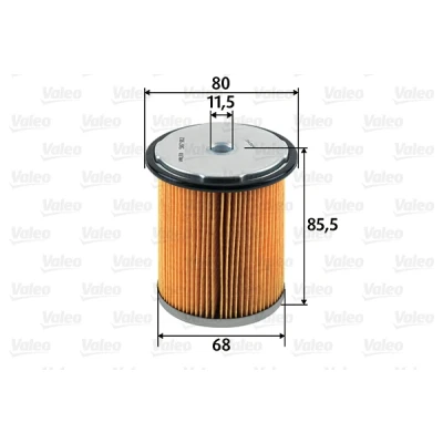 Imagen de VALEO 587912 Filtro Combustible Cartucho filtrante PEUGEOT: 406 Berlina, 806, Familiar, CITROËN: Xantia Hatchback, Evasion, XM II Hatchback