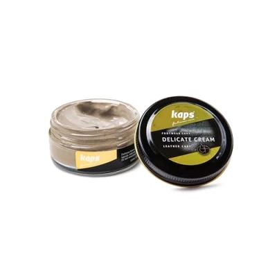 Imagen de Kaps Crema para El Cuidado del Calzado, Intensivo Y Nutritivo Cuero, Delicate, 70 Colores (130 beig)