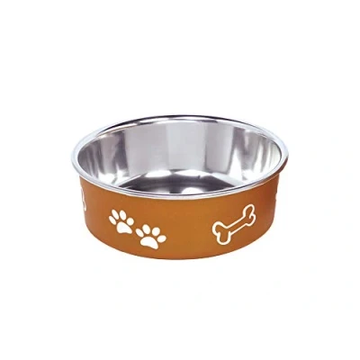 Imagen de Nobby Fusion Cuenco de Acero Inoxidable Antideslizante (Cobre, 13 cm, 0,5 L)