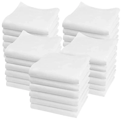 Imagen de 30 Pequeños pañuelos de color sólido Modelo Lilliput 23 centimetros (Multicolor x 30)