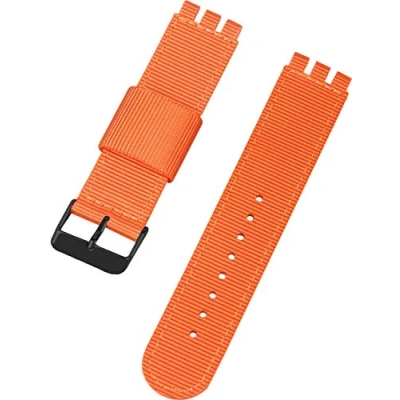 Imagen de Shieranlee Compatible con Swatch strap(17mm 19mm 20mm 22mm),Pulsera de Repuesto Nylon Suave Cierre Ajustable