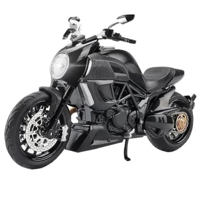 Imagen de HFMXZHI Modelo A Escala De Moto para Ducati Diavel Carbon 1/12, Vehículos Fundidos Presión, Pasatiempos Coleccionables, Juguetes Motocicleta, Regalo Cumpleaños