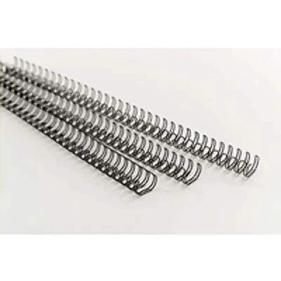 Imagen de GBC IB165122 Canutillo 21 anillas WIRE paso US 8 mm (caja 100) color negro