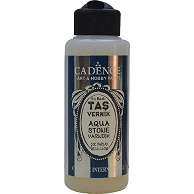 Imagen de CADENCE Aqua Stone barniz de alto brillo 120 ml Arts Crafts, Hobby Paints, Stone,