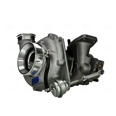 Imagen de NISSENS 93884 Turbocompresor de gases escape refrigerado con aceite neumático válvula descarga eléctrica, juntas
