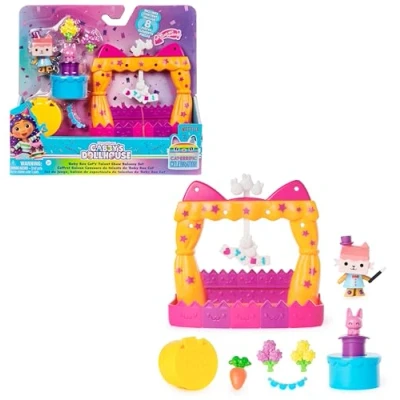 Imagen de LA CASA DE MUÑECAS GABBY BALCÓN ESPECTÁCULO TALENTOS &#039;BEBE BOX&#039; GABBY&#039;S DOLLHOUSE + FIGURA BEBÉ BOX ACCESORIOS 6071358 Juegos Infantiles Juguetes Niños 3 años