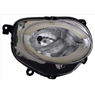 Imagen de TYC 20 15502 06 2 Faros izquierda H7, W21W, LED con luz diurna para circulación por la derecha FIAT: 500 Hatchback, C Cabrio