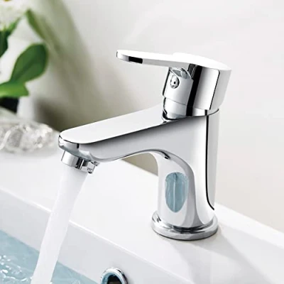 Imagen de GRIFEMA G11003 Grifo de lavabo, Mezclador monomando lavado, Ahorro Energía, Latón, Cromo [Exclusivo en Amazon]