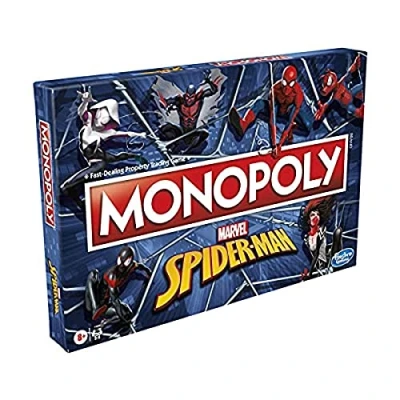 Imagen de Juego de Mesa Monopoly: Spiderman Juega como un héroe arácnido Divertido para niños a Partir 8 años