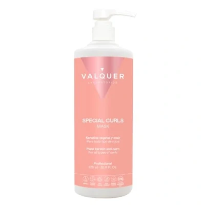 Imagen de Válquer Profesional Mascarilla Especial Rizos, Método Curly Girl, para Cabellos Rizados, Sin Sulfatos, Sal, Vegano Cabello Rizado, Rizos Perfectos, Hasta 96% Origen Natural 975 Ml