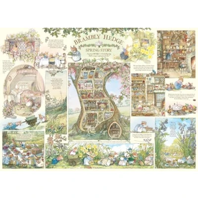 Imagen de Cobble Hill Historia de Primavera Brambly Hedge Spring Story Póster Muestra Incluido (40015)