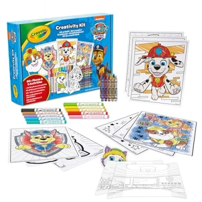 Imagen de CRAYOLA Juego Creativos La Patrulla Canina 5 Actividades, con Páginas para Colorear, Rotuladores, Lápices de Cera, 60 Piezas, Regalo Niños y Niñas, a partir 4 años, 04 2940